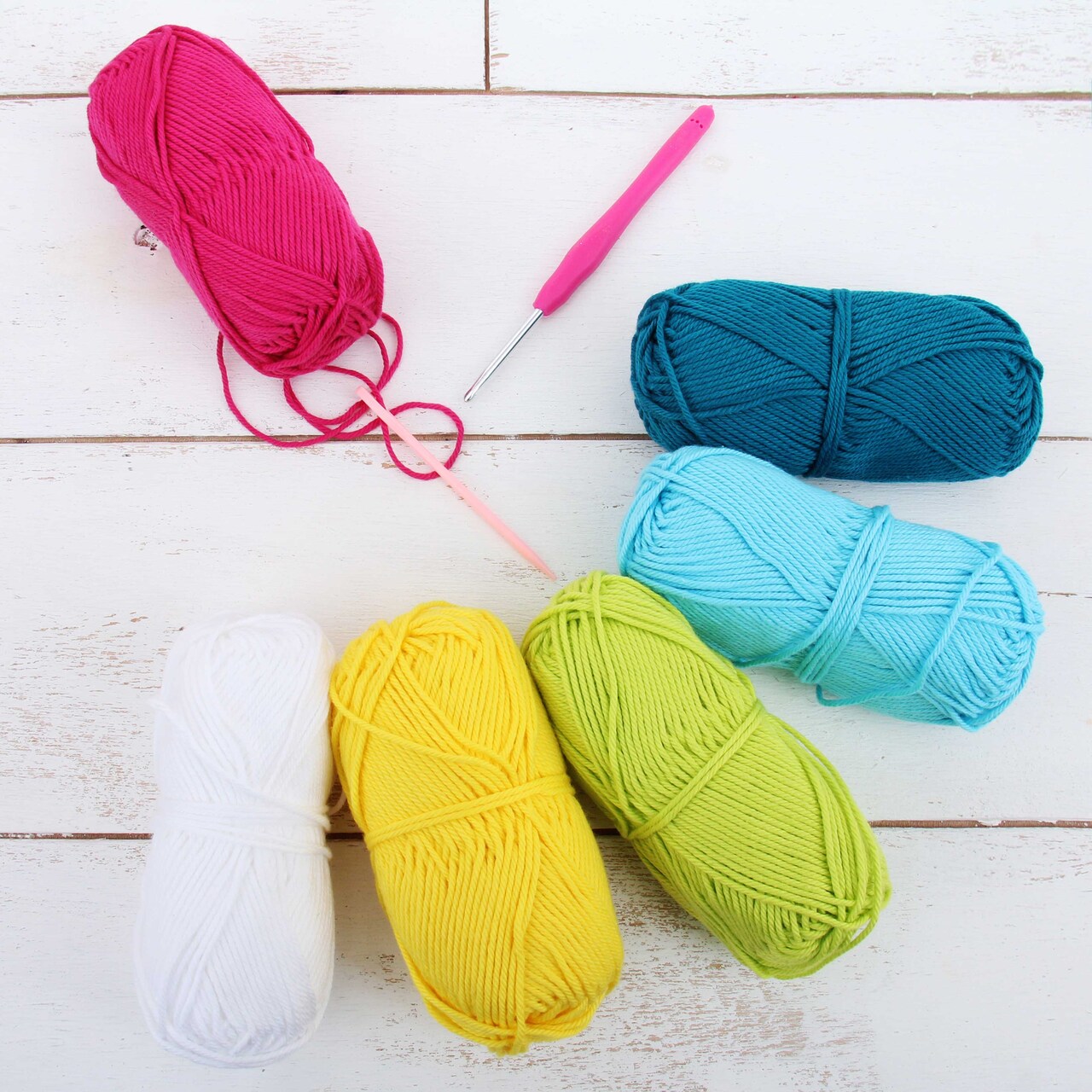 Threadart Crochet 100% Pure Cotton Size 4 Yarn Sets | Each Skein is 50 grams | Worsted Medium #4 Yarn | 85 yds per Skein |18 Different Sets Available